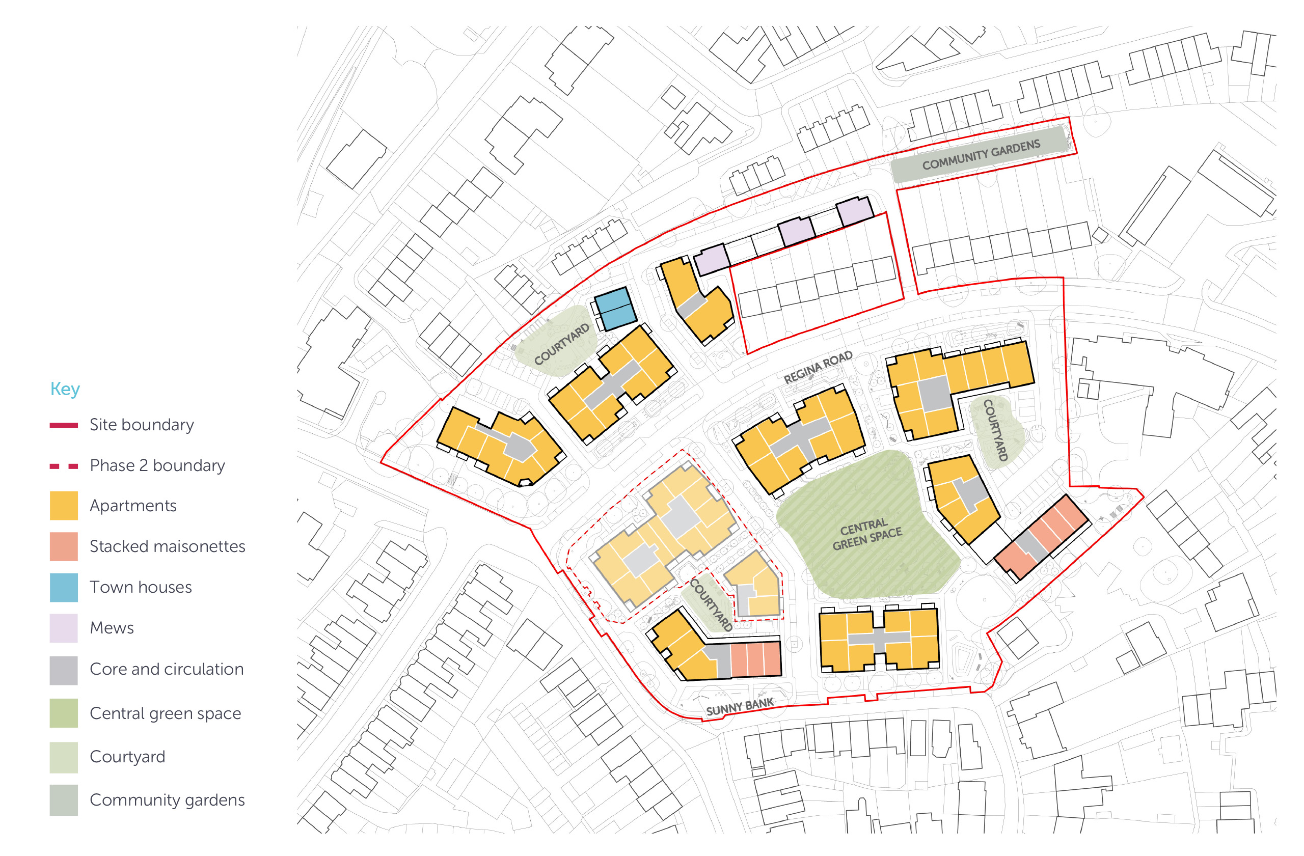 Regina Road site plan